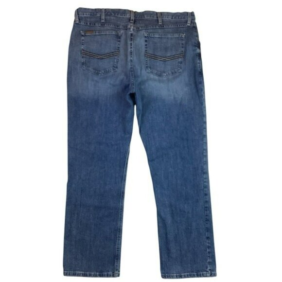 Ariat Mens M5 Slim Straight Leg Jeans Mens 40 Blue - Picture 7 of 14